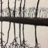 locus delicti, mixed media on paper on wooden panel, 20x20x3cm, 2017 -