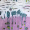 if only, acrylic- and oilpaint charcoal on linen, 120x100cm, 2024