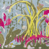 alive and well, mixed media on linen, 150x80cm, 2024